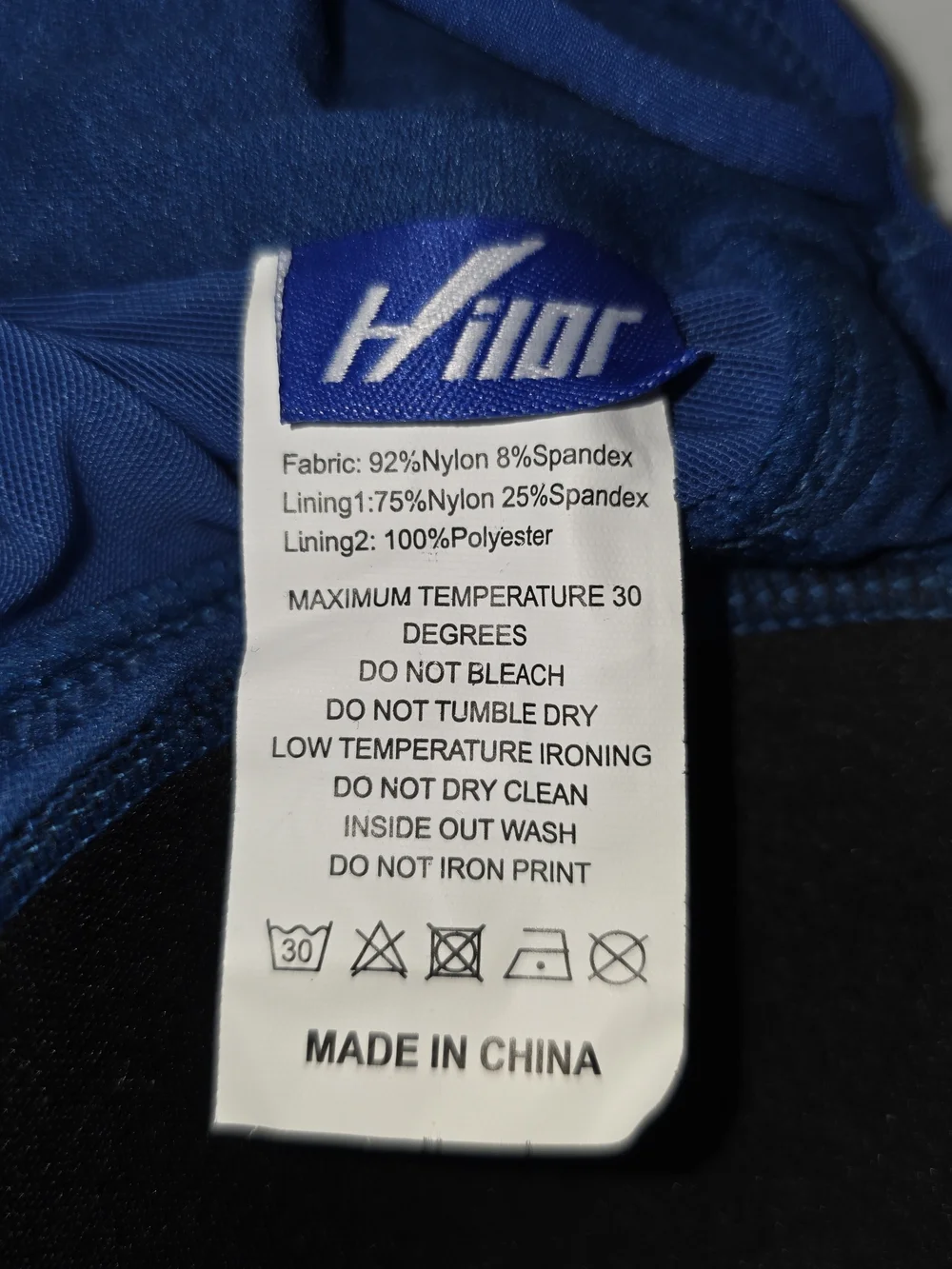 Hilor Halter Sculpting Royal Blue Macramé Back One-Piece Swimsuit Gorgeous! Sz 8 - Picture 16 of 17